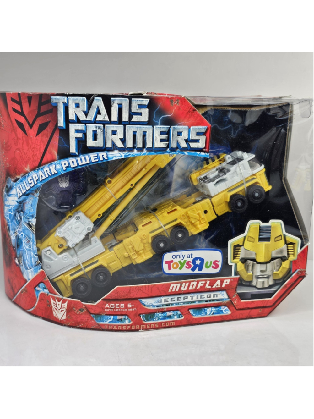 SEALED Transformers 2007 Mudflap Voyager Class Toys R Us Exclusive Rare